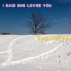 I Said She Loves You