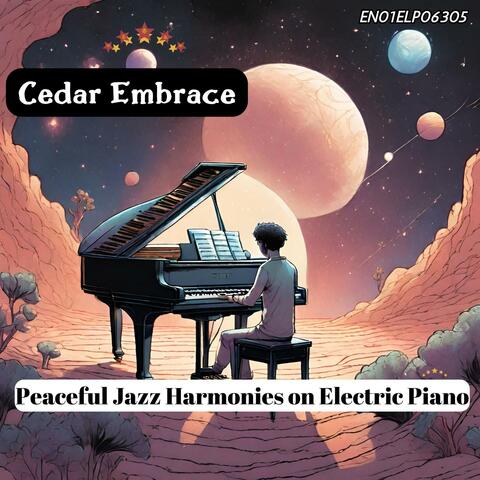 Cedar Embrace: Peaceful Jazz Harmonies on Electric Piano