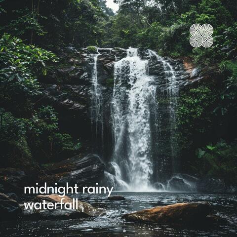 Midnight Rainy Waterfall