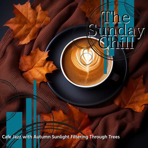 Cafe Jazz with Autumn Sunlight Filtering Through Trees