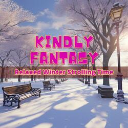 Tree Trunk's Snowy Glow