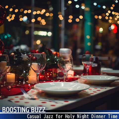 Casual Jazz for Holy Night Dinner Time