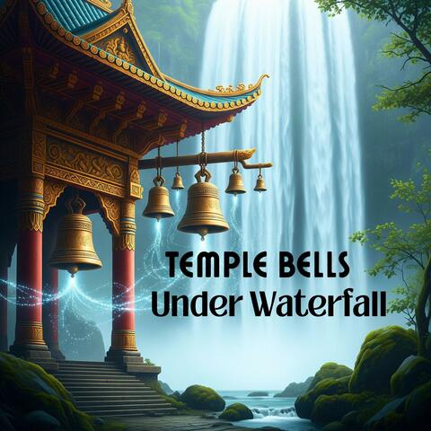 Temple Bells Under Waterfall