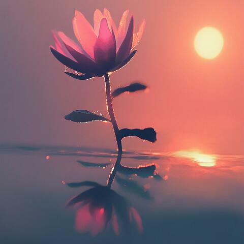 Lotus Rising in Stillness