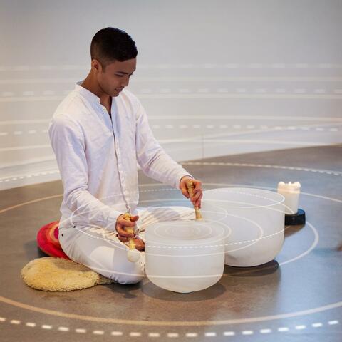 Crystal Bowl Savasana Heart Melting