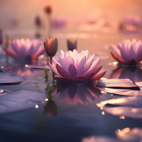 Lotus Blossoms in the Evening Sky