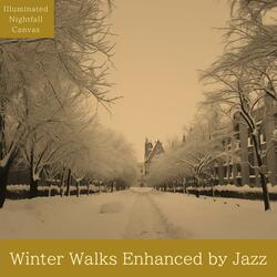 Wintry Footsteps on Ice