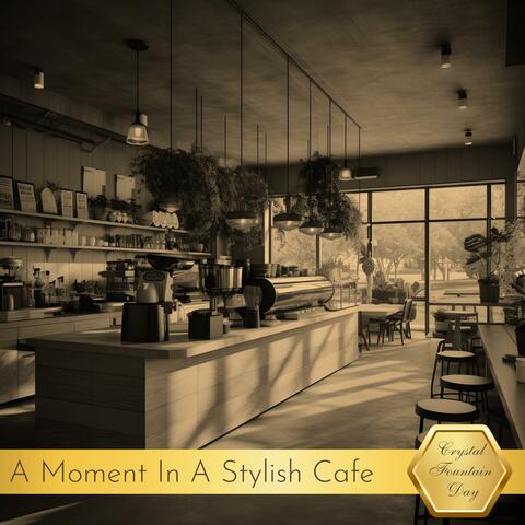 A Moment in a Stylish Cafe