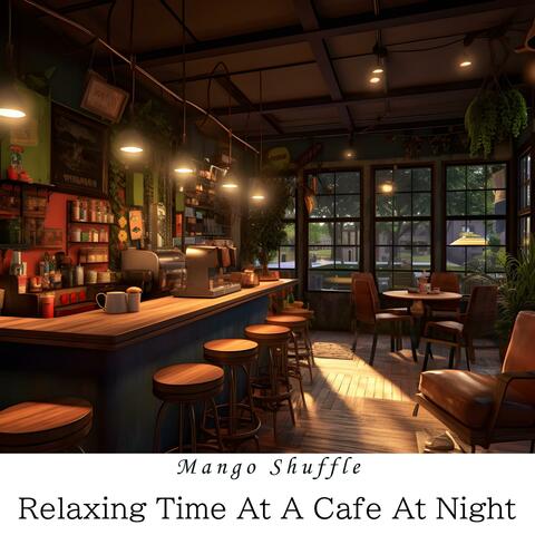 Relaxing Time at a Cafe at Night