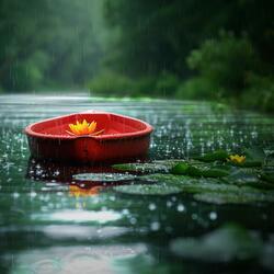 Serene Raindrop Rhythms