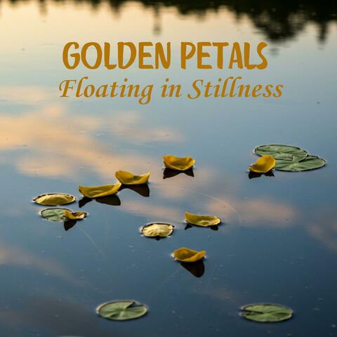 Golden Petals Floating in Stillness