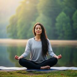 Relax  breathing of the nature