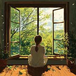 Warmth outside the window