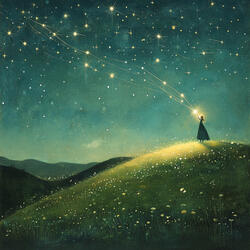 The way the stars come down