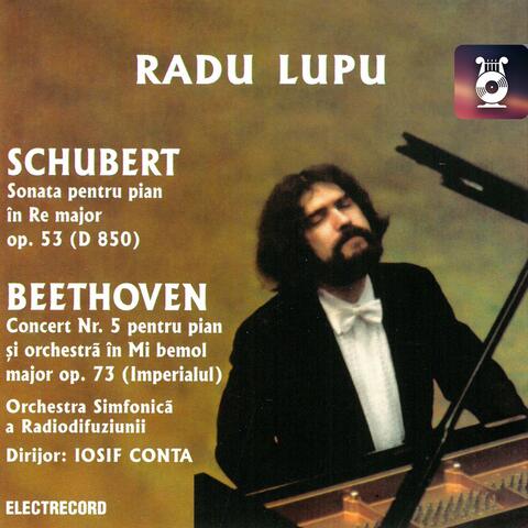 Schubert, Sonata pentru pian în Re major, op. 53 şi Beethoven, Concert nr. 5 pentru pian și orchestră în Mi bemol major, op. 73