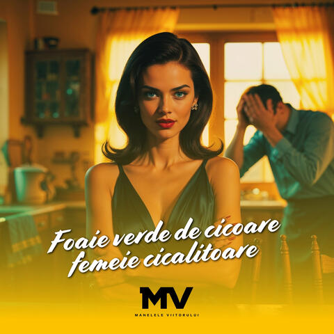 Foaie verde de cicoare femeie cicalitoare