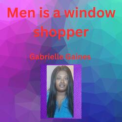 Men is a window shopper