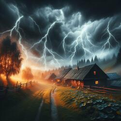 Rain Walks in Village Life 1