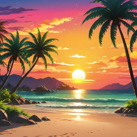 Sunset on the Waves