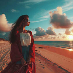 Dewdrop Under the Shimmer