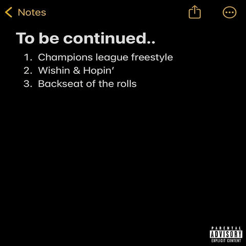 To be continued...