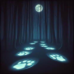 Paw Prints in the Dark