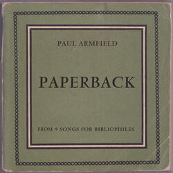 Paperback (From 9 Songs for Bibliophiles)