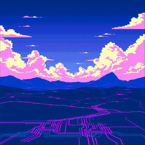 Glitchcore Mountain