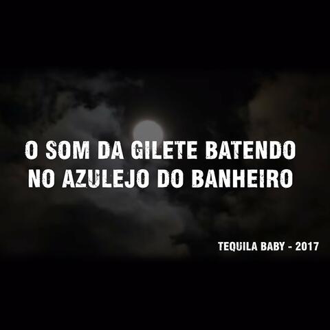 O som da gilete batendo no azulejo do banheiro