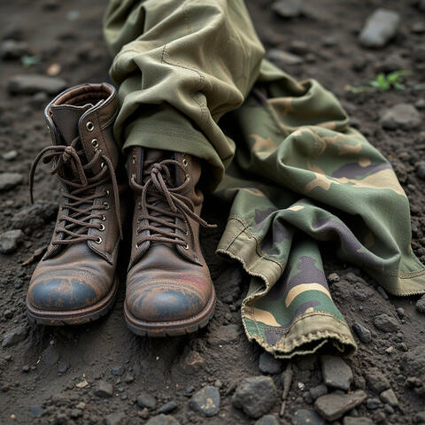 Combat Boots and Camo