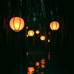 Luminous Driftwood Serenade