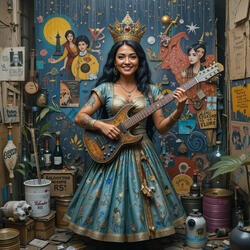 The Glow of the Discarded: the Cumbia of the Recycling Queen