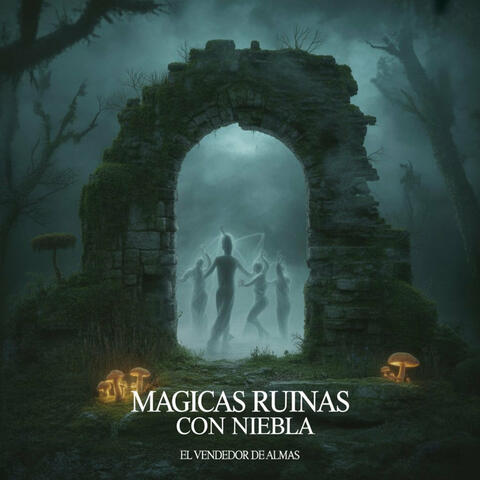 Magicas ruinas con niebla