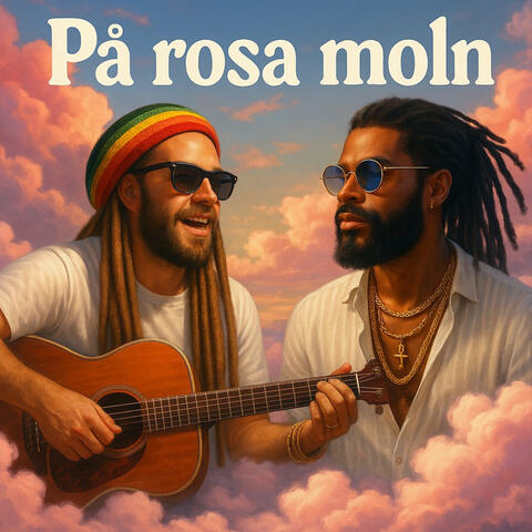 På rosa moln