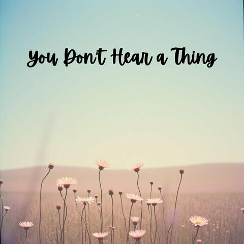 You Don't Hear a Thing