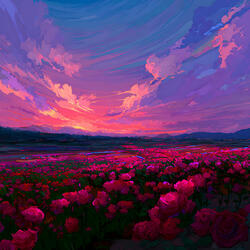 The Sky Painted Blue