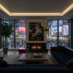 Endless Fireplace & Rainstorm White Noise for Sleep