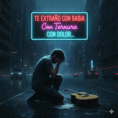 Te extraño con rabia, con ternura, con dolor…