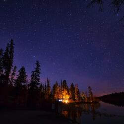 Starry Lake Night Ambience