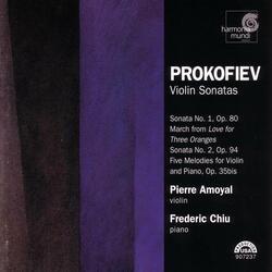 Violin Sonata No. 1 in F Minor, Op. 80: IV. Allegrissimo