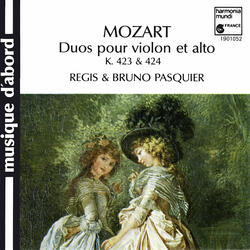 Duo No. 2 pour Violon et Alto en Sol Majeur, K.424: I. Adagio - Allegro