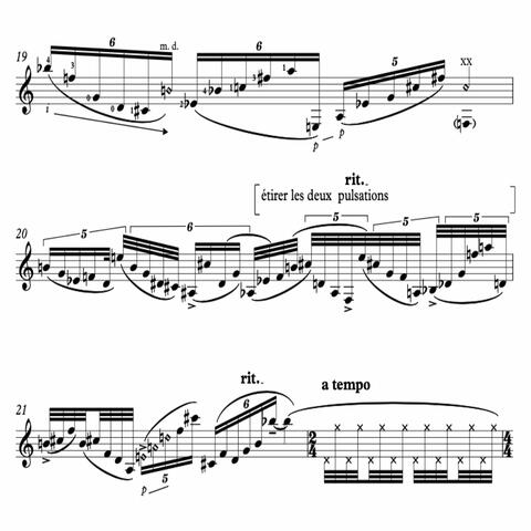 Compositions pour guitare