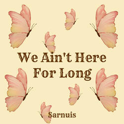 We Ain't Here for Long (Speed Up Remix)