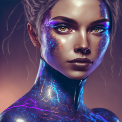 под ярким светом звезд