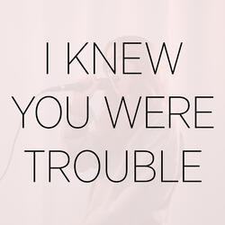I Knew You Were Trouble