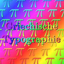 Griechische Typographie
