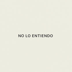 No Lo Entiendo