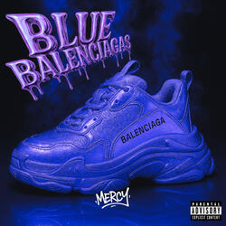 Blue Balenciagas