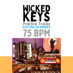 A Flat Major (Rock Ballad Drone Practice Track 75Bpm)