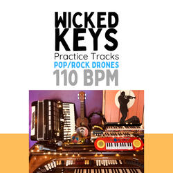F Sharp/G Flat Major (Pop/Rock Drone Practice Track 110Bpm)